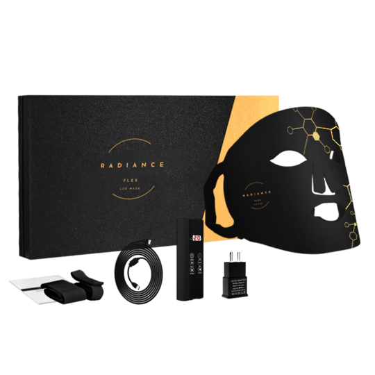 Radiance Flex LED Mask - Black + Free 30 Day EyeSlices Kit image 0